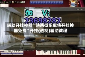 辅助开挂神器“陕西微乐麻将开挂神器免费”开挂(透视)辅助教程