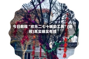今日教程“欢乐二七十辅助工具”(透视)其实确实有挂