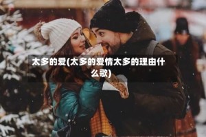 太多的爱(太多的爱情太多的理由什么歌)