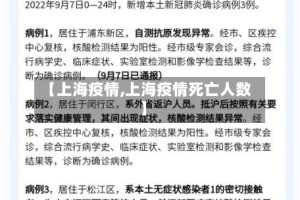 【上海疫情,上海疫情死亡人数】