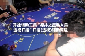 开挂辅助工具“德扑之星私人局透视开挂”开挂(透视)辅助教程