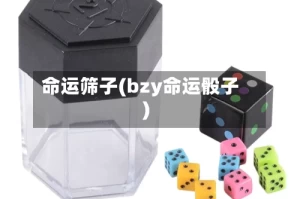 命运筛子(bzy命运骰子)