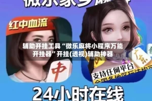辅助开挂工具“微乐麻将小程序万能开挂器”开挂(透视)辅助神器