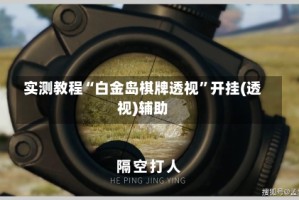 实测教程“白金岛棋牌透视”开挂(透视)辅助