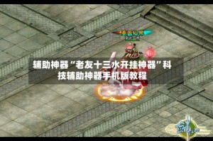 辅助神器“老友十三水开挂神器”科技辅助神器手机版教程