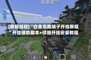 [教程经验]“白金岛跑胡子开挂教程”开挂辅助脚本+详细开挂安装教程