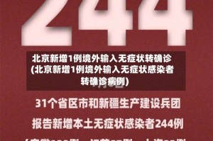 北京新增1例境外输入无症状转确诊(北京新增1例境外输入无症状感染者转确诊病例)