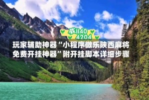 玩家辅助神器“小程序微乐陕西麻将免费开挂神器”附开挂脚本详细步骤