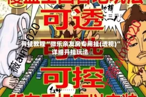开挂教程“微乐亲友房专用挂(透视)”详细开挂玩法