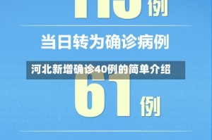 河北新增确诊40例的简单介绍