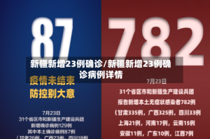 新疆新增23例确诊/新疆新增23例确诊病例详情