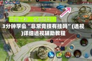 3分钟学会“非常竞技有挂吗”(透视)详细透视辅助教程