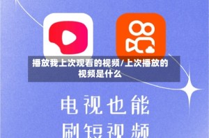 播放我上次观看的视频/上次播放的视频是什么
