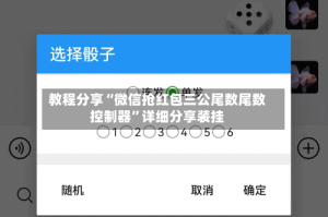 教程分享“微信抢红包三公尾数尾数控制器”详细分享装挂