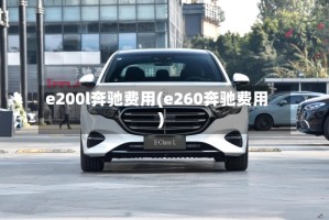 e200l奔驰费用(e260奔驰费用)