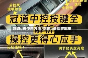 冠道u盘使用方法/冠道u盘插在哪里