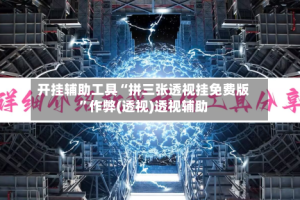 开挂辅助工具“拼三张透视挂免费版”作弊(透视)透视辅助