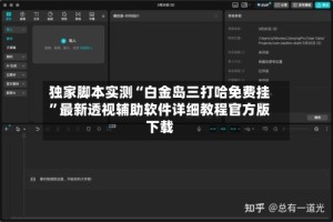 独家脚本实测“白金岛三打哈免费挂”最新透视辅助软件详细教程官方版下载