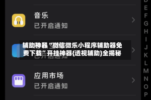 辅助神器“微信微乐小程序辅助器免费下载”开挂神器{透视辅助}全揭秘