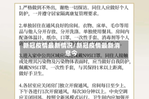 新冠疫情最新情况/新冠疫情最新消息今