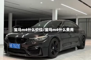 宝马m4什么价位/宝马m4什么费用