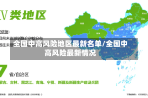 全国中高风险地区最新名单/全国中高风险最新情况