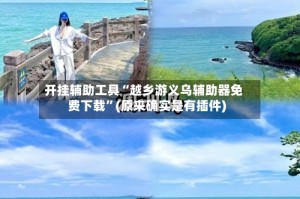 开挂辅助工具“越乡游义乌辅助器免费下载”(原来确实是有插件)