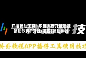 开挂辅助工具“乐酷大厅开挂透视辅助软件”开挂(透视)辅助神器