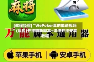 [教程经验]“WePoker真的能透视吗”(透视)开挂辅助脚本+详细开挂安装教程