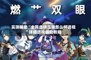 实测辅助“全民血拼三张怎么样透视”详细透视辅助教程