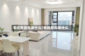 毛坯房是先装什么/毛胚房先装什么