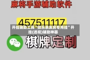 开挂辅助工具“微乐亲友房专用挂”开挂(透视)辅助神器