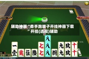 辅助神器“牵手跑胡子开挂神器下载”开挂(透视)辅助