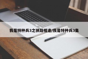 我是特种兵3之狭路相逢/我是特种兵3集