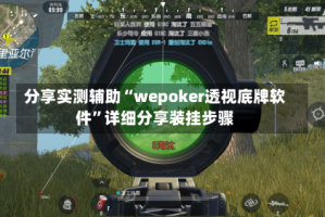分享实测辅助“wepoker透视底牌软件”详细分享装挂步骤