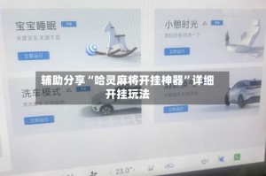 辅助分享“哈灵麻将开挂神器”详细开挂玩法