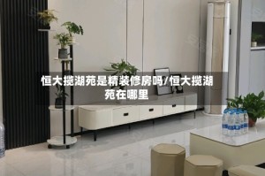 恒大揽湖苑是精装修房吗/恒大揽湖苑在哪里