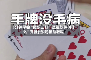 3分钟学会“微乐三打一透视软件叫什么”开挂(透视)辅助教程