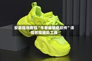 安装程序教程“牛老板辅助软件”详细教程辅助工具