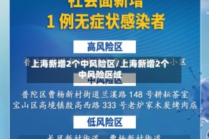 上海新增2个中风险区/上海新增2个中风险区域