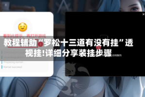 教程辅助“罗松十三道有没有挂”透视挂!详细分享装挂步骤