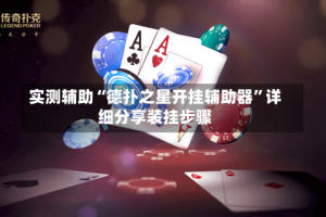 实测辅助“德扑之星开挂辅助器”详细分享装挂步骤