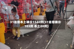 31省增本土确诊1540例(31省增确诊103例 本土88例)
