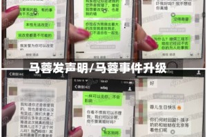 马蓉发声明/马蓉事件升级