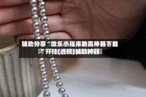 辅助分享“微乐小程序助赢神器下载”开挂(透视)辅助神器