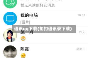 通讯qq下载(扣扣通讯录下载)