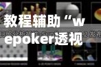 教程辅助“wepoker透视辅助插件”开挂(透视)辅助教程
