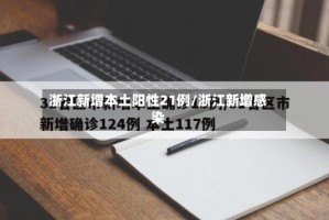 浙江新增本土阳性21例/浙江新增感染