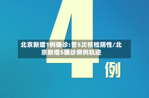 北京新增1例确诊:曾5次核检阴性/北京新增5确诊病例轨迹