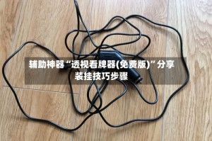 辅助神器“透视看牌器(免费版)”分享装挂技巧步骤
